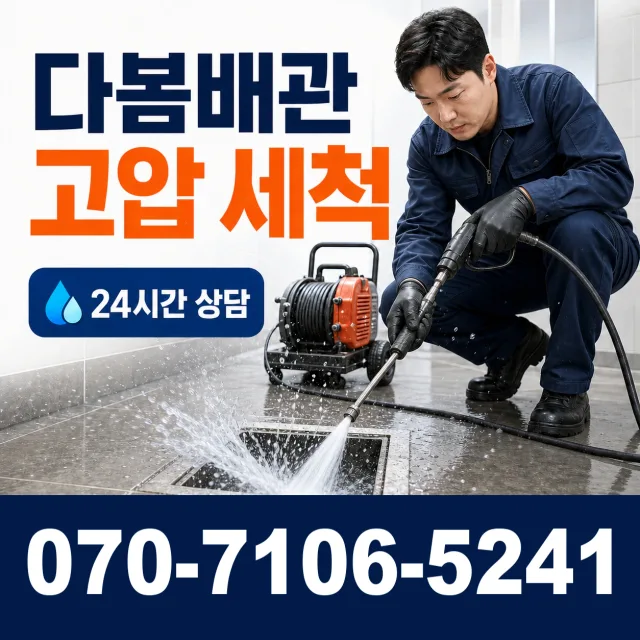 광양읍 구산리 배관고압세척 상담 이미지 4